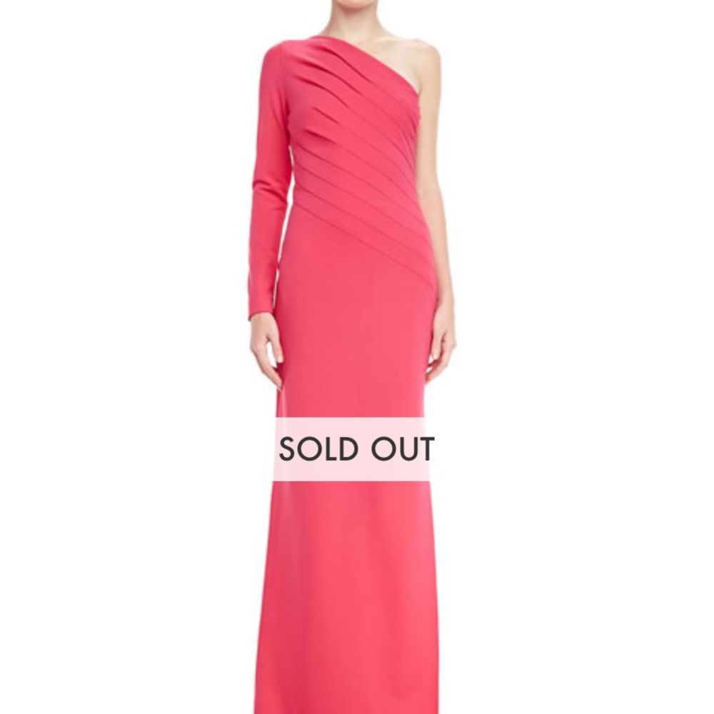 ESCADA Gseras Silk One Shoulder Dress